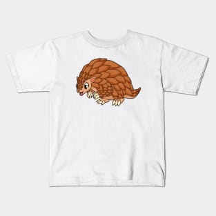 Kawaii Pangolin Kids T-Shirt